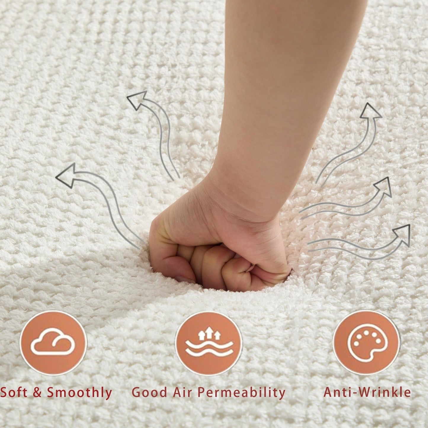 Divano moderno minimalista beige 105,5 in velluto a coste curvo con 2 cuscini, non richiede montaggio