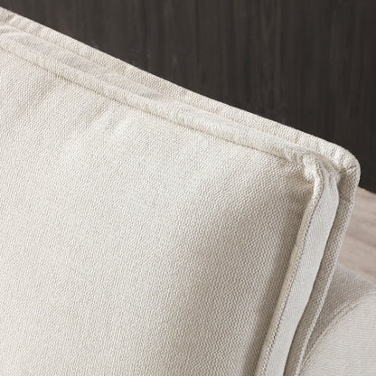 Divano letto estraibile beige con schienale regolabile
