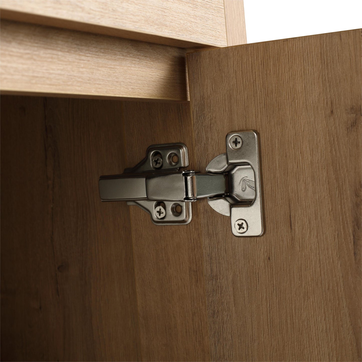 Beingnext 24/30/36 Mobile bagno con lavabo, mobile bagno indipendente con anta a chiusura ammortizzata e ripiano regolabile