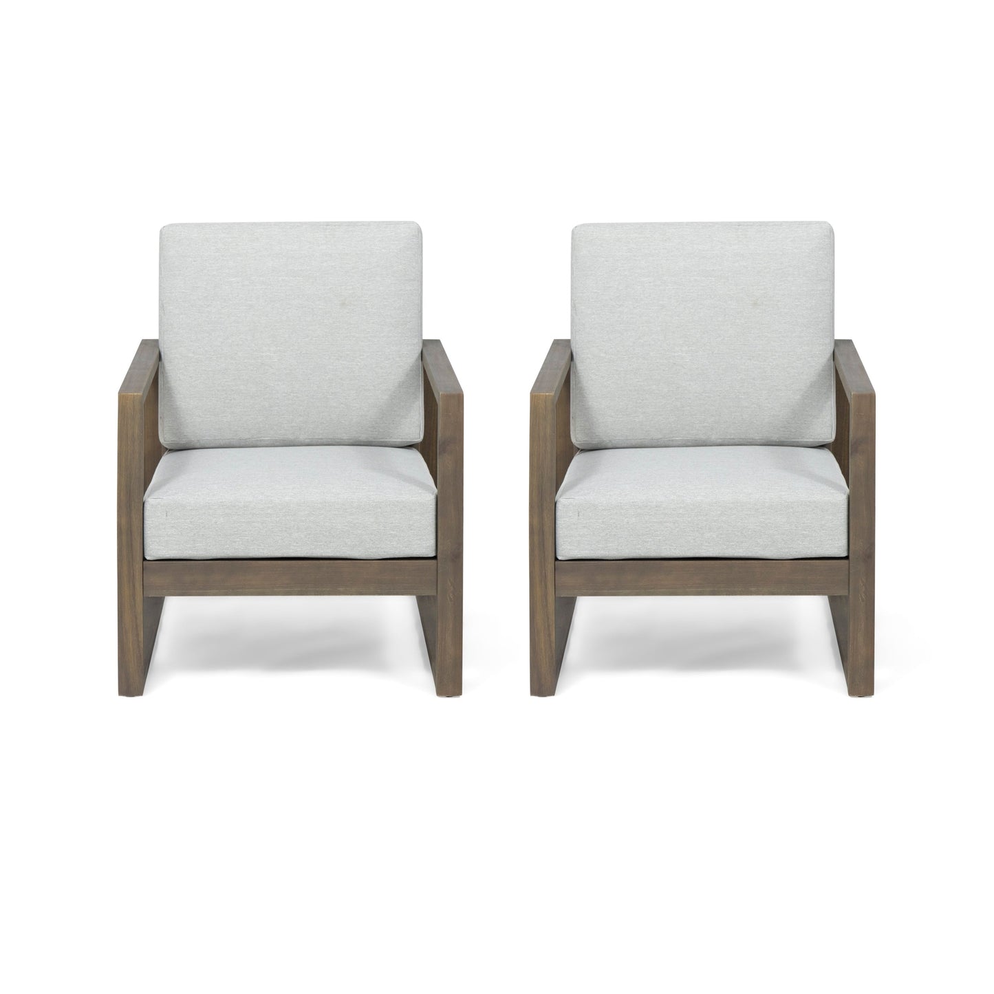 Sedie da esterno in legno belga (set di 2) di Christopher Knight Home