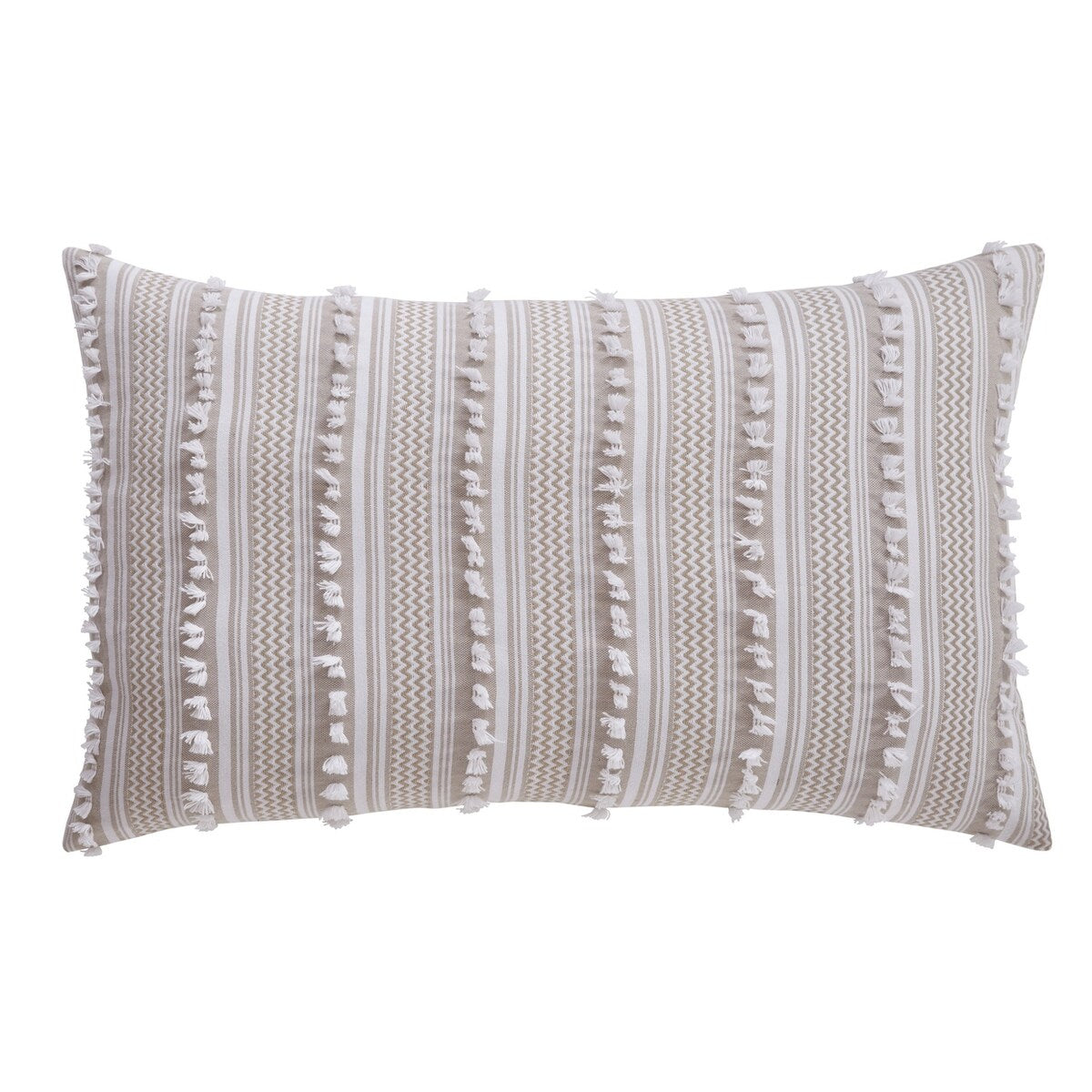 Set copripiumino Better Trends Angelique 100% cotone trapuntato in morbida ciniglia con eleganti strisce, lavabile in lavatrice e asciugabile in asciugatrice.