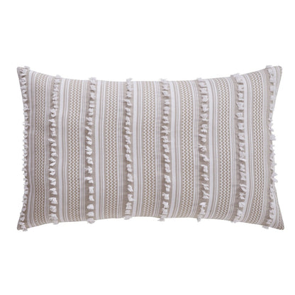 Set copripiumino Better Trends Angelique 100% cotone trapuntato in morbida ciniglia con eleganti strisce, lavabile in lavatrice e asciugabile in asciugatrice.