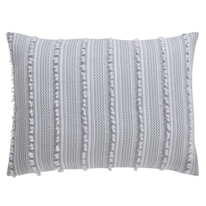 Set copripiumino Better Trends Angelique 100% cotone trapuntato in morbida ciniglia con eleganti strisce, lavabile in lavatrice e asciugabile in asciugatrice.