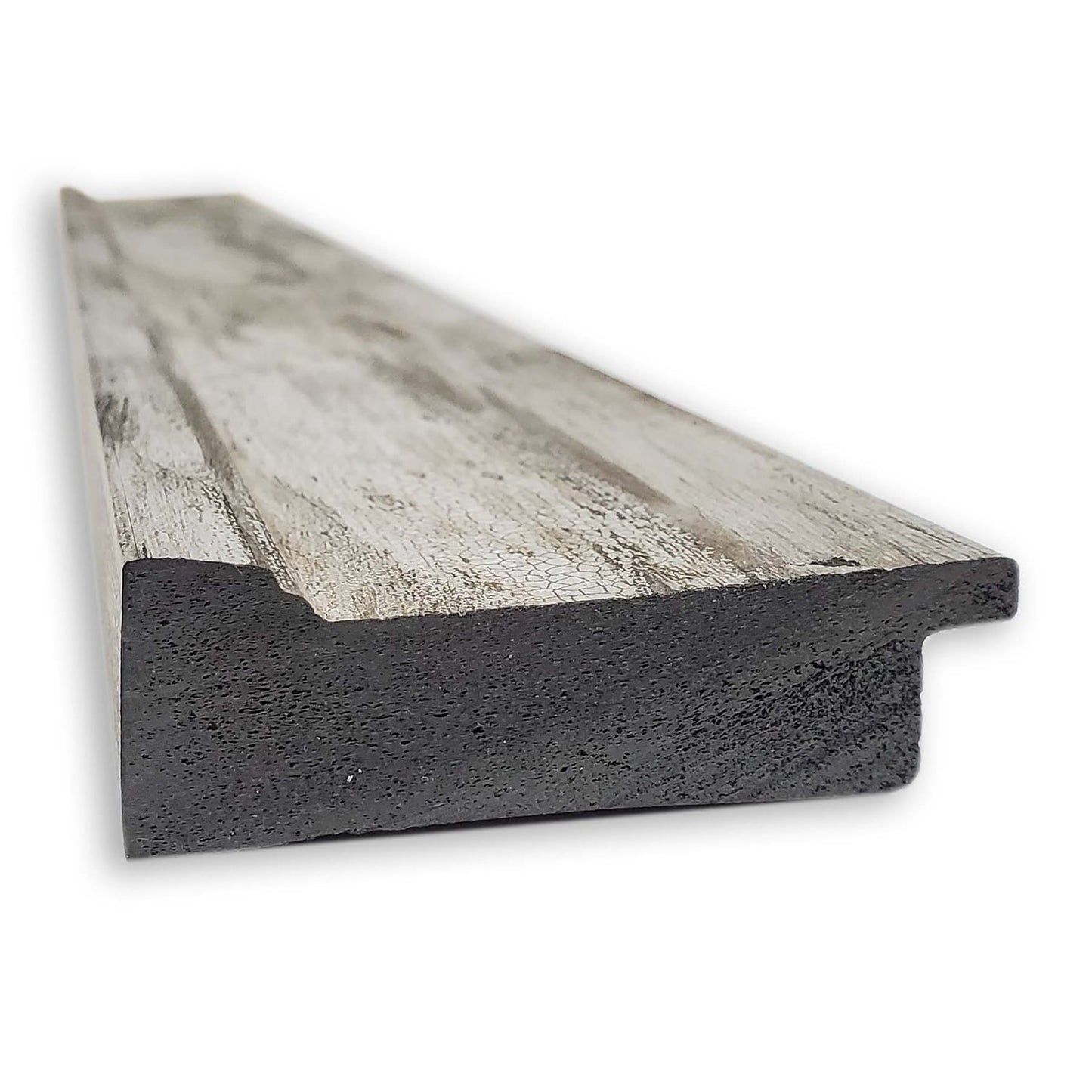 Specchio da parete per bagno bisellato - Cornice metallica screpolata