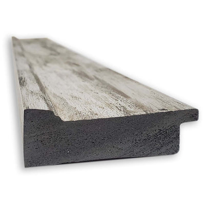 Specchio da parete per bagno bisellato - Cornice metallica screpolata