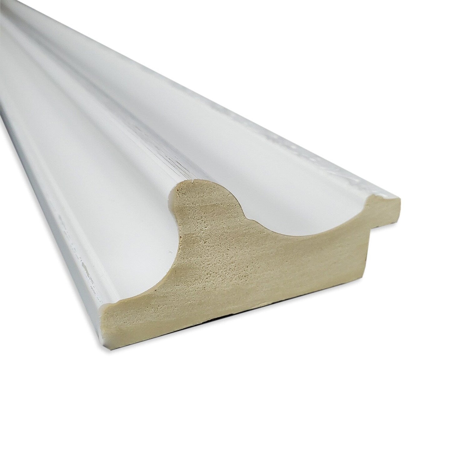 Specchio da parete per bagno bisellato - Cornice bianca Parlor