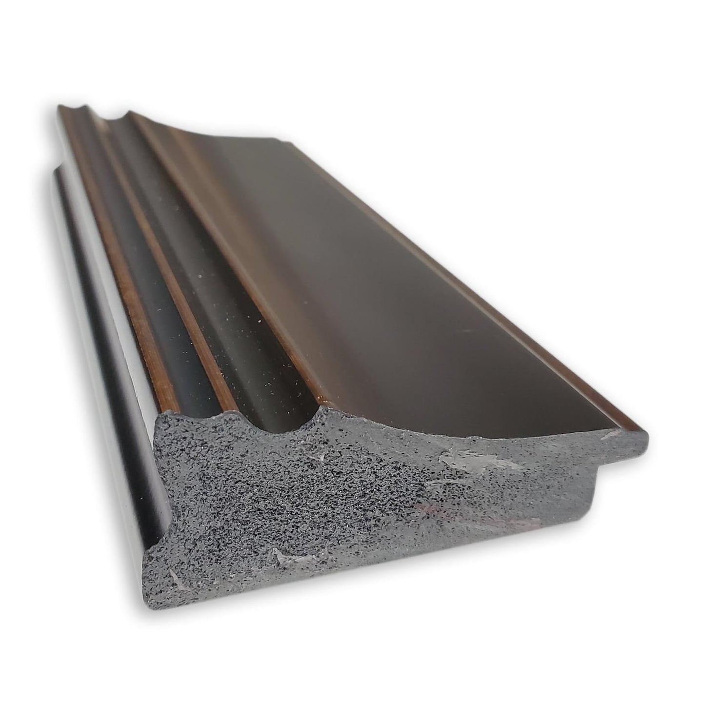 Specchio da parete per bagno bisellato - Cornice in bronzo oliato Trio - Cornice in bronzo oliato Trio