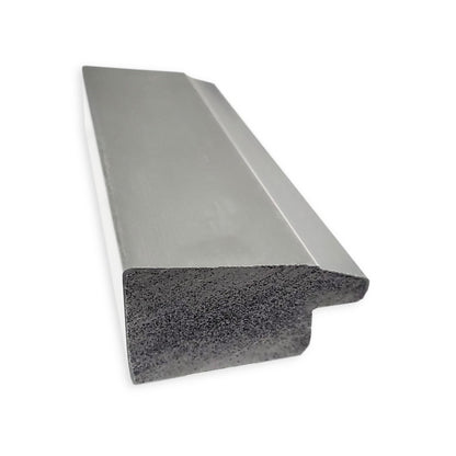 Specchio da parete per bagno bisellato - Cornice in nichel spazzolato Vista