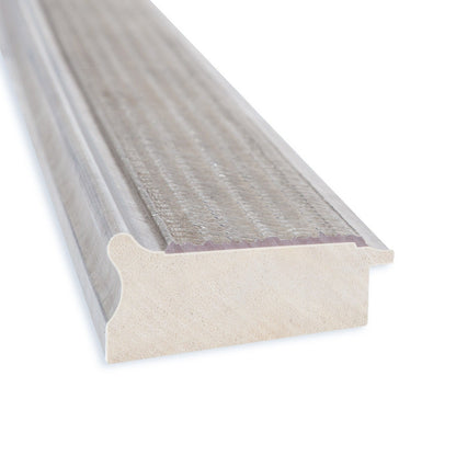 Specchio da parete per bagno in legno bisellato - Cornice Trellis Silver - Trellis Silver