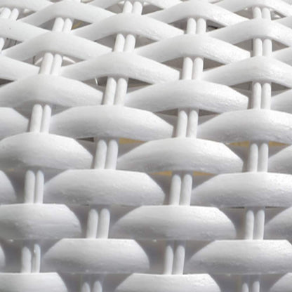 Biloxi Outdoor WhiteOutdoor Wicker Swivel Glider Patio Set (3 pezzi)