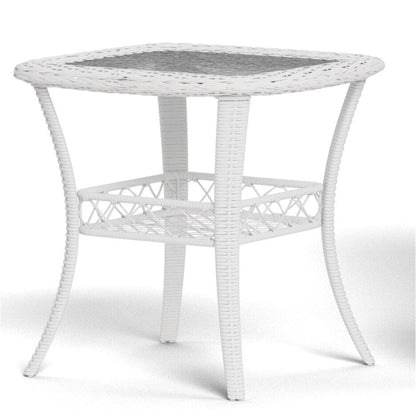 Biloxi Outdoor WhiteOutdoor Wicker Swivel Glider Patio Set (3 pezzi)