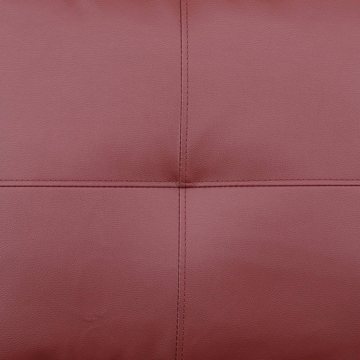 Pouf contenitore in similpelle nera