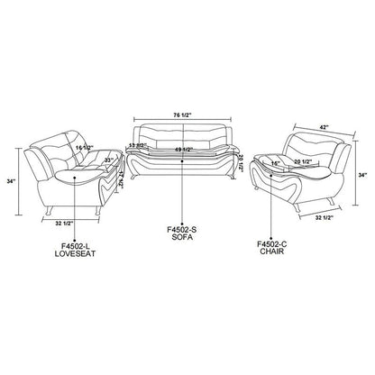 Divano da soggiorno in similpelle nera a 1 posto