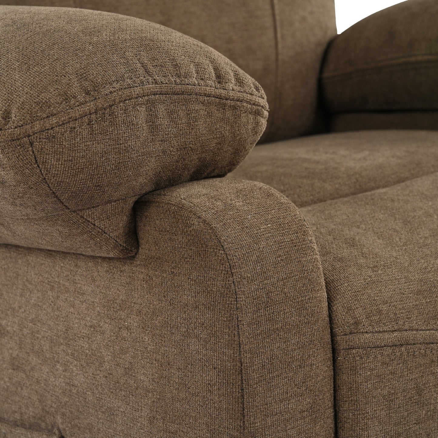 Poltrona reclinabile manuale nera con massaggio, calore e design portatile