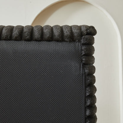 Divano letto componibile moderno nero Cloud 87 con cuscini per soggiorno