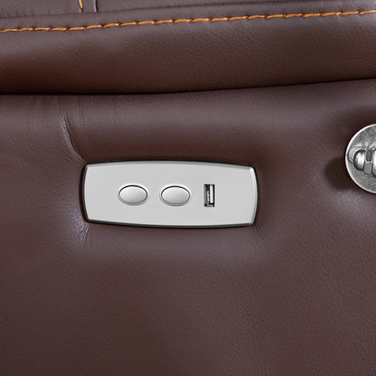 Poltrona reclinabile Black Power con massaggio, calore, USB, porta telefono e tasche laterali