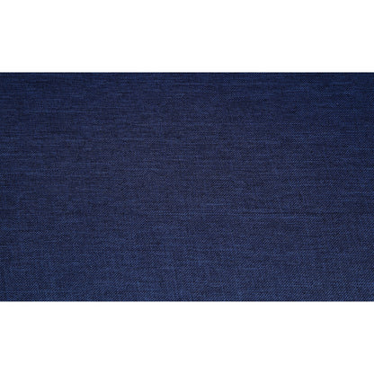 Divano letto trasformabile in lino blu moderno da 76 pollici con gambe in legno per soggiorni