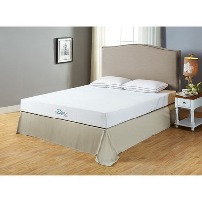 Materasso in memory foam al tè verde infuso con gel Blue River di Roundhill Furniture da 8 pollici - N/D
