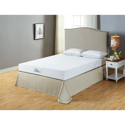 Materasso in memory foam al tè verde infuso con gel Blue River di Roundhill Furniture da 8 pollici - N/D