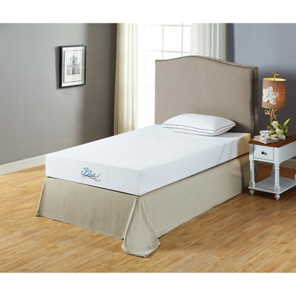 Materasso in memory foam al tè verde infuso con gel Blue River di Roundhill Furniture da 8 pollici - N/D