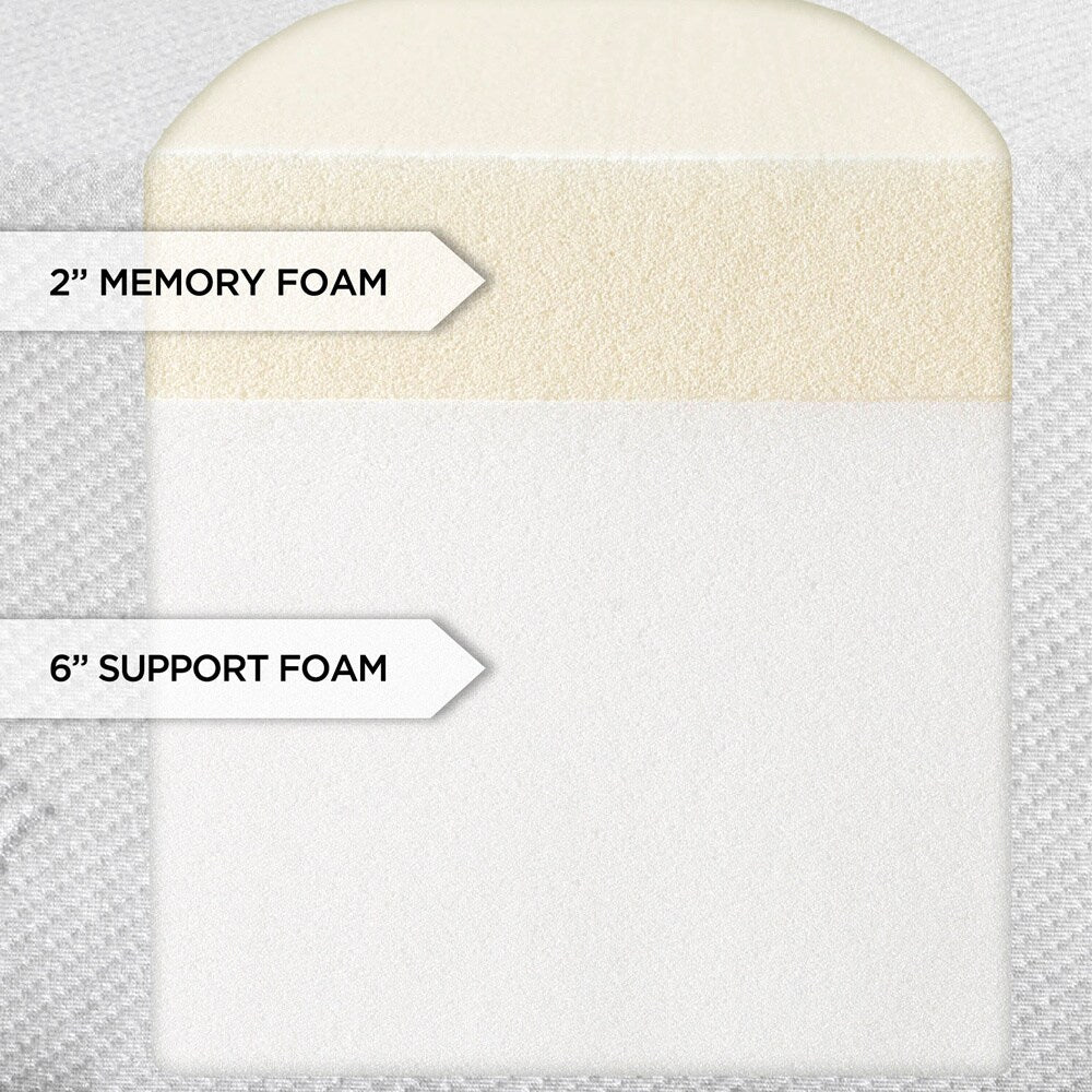 Materasso in memory foam Essentials da 8 pollici Queen-size