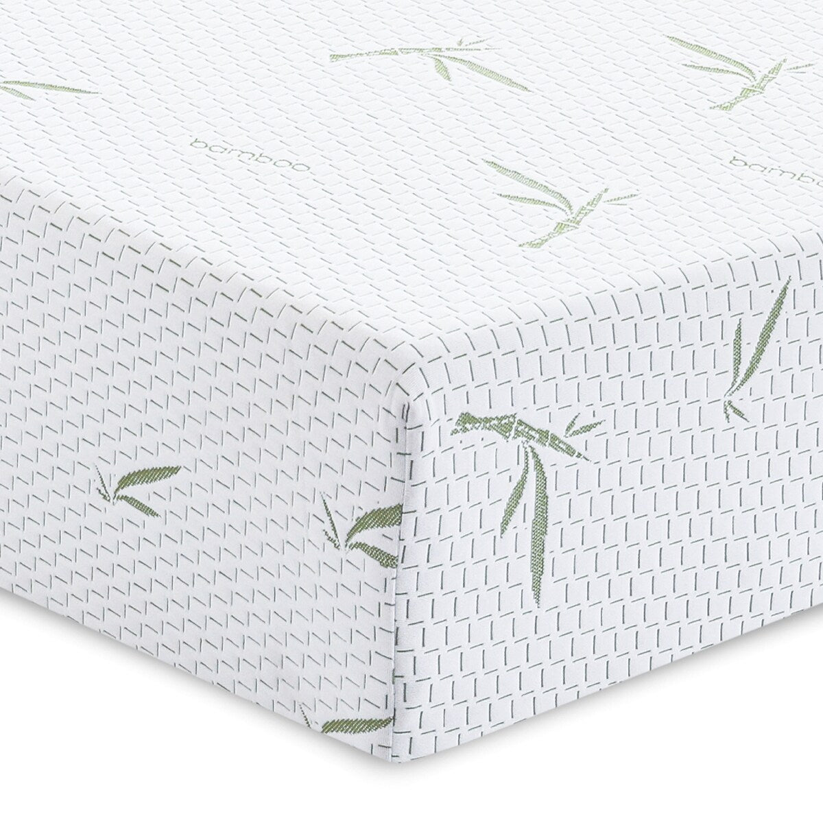 Materasso in memory foam a doppio strato Bodipedic Naturals da 10 pollici con rivestimento in rayon di bambù