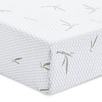 Materasso in memory foam a doppio strato Bodipedic Naturals da 10 pollici con rivestimento in rayon di bambù