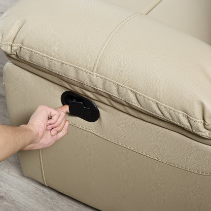 Poltrona reclinabile in similpelle