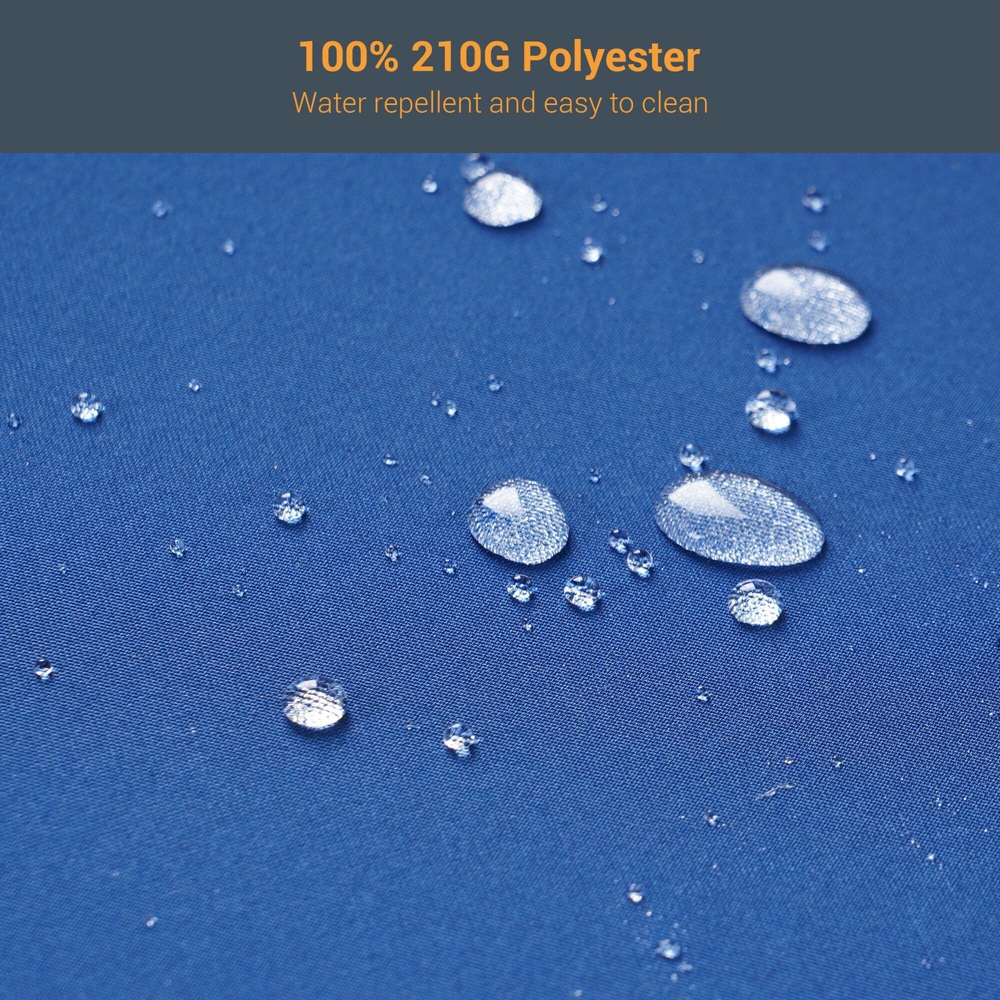 Set da bistrot per patio con sedia a dondolo da esterno Bonosuki da 3 pezzi con tavolino laterale