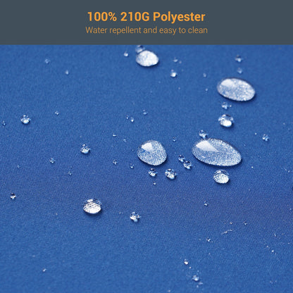 Set da bistrot per patio con sedia a dondolo da esterno Bonosuki da 3 pezzi con tavolino laterale