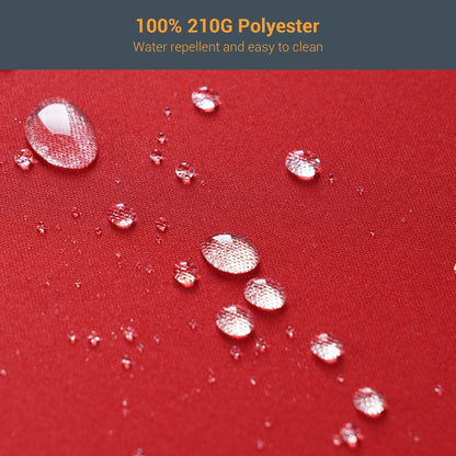 Set da bistrot per patio con sedia a dondolo da esterno Bonosuki da 3 pezzi con tavolino laterale