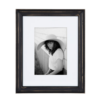 Kate and Laurel Bordeaux set di 10 cornici da parete in legno