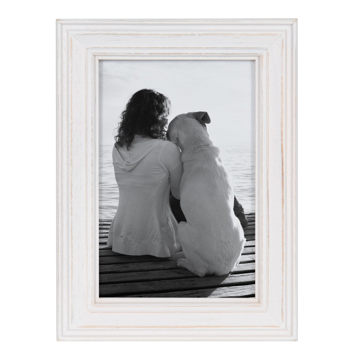 Kate and Laurel Bordeaux set di 10 cornici da parete in legno