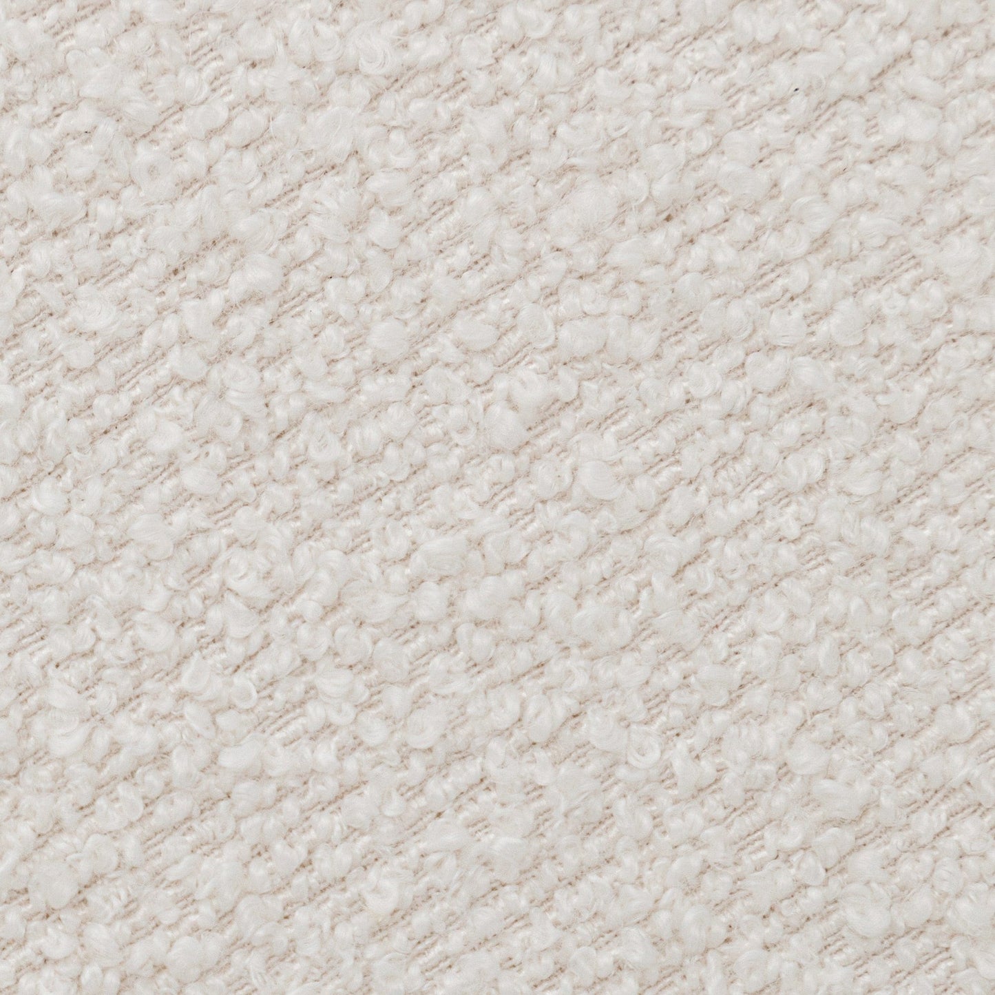 Divano a due posti imbottito in tessuto Boucle KINWELL con cuscini