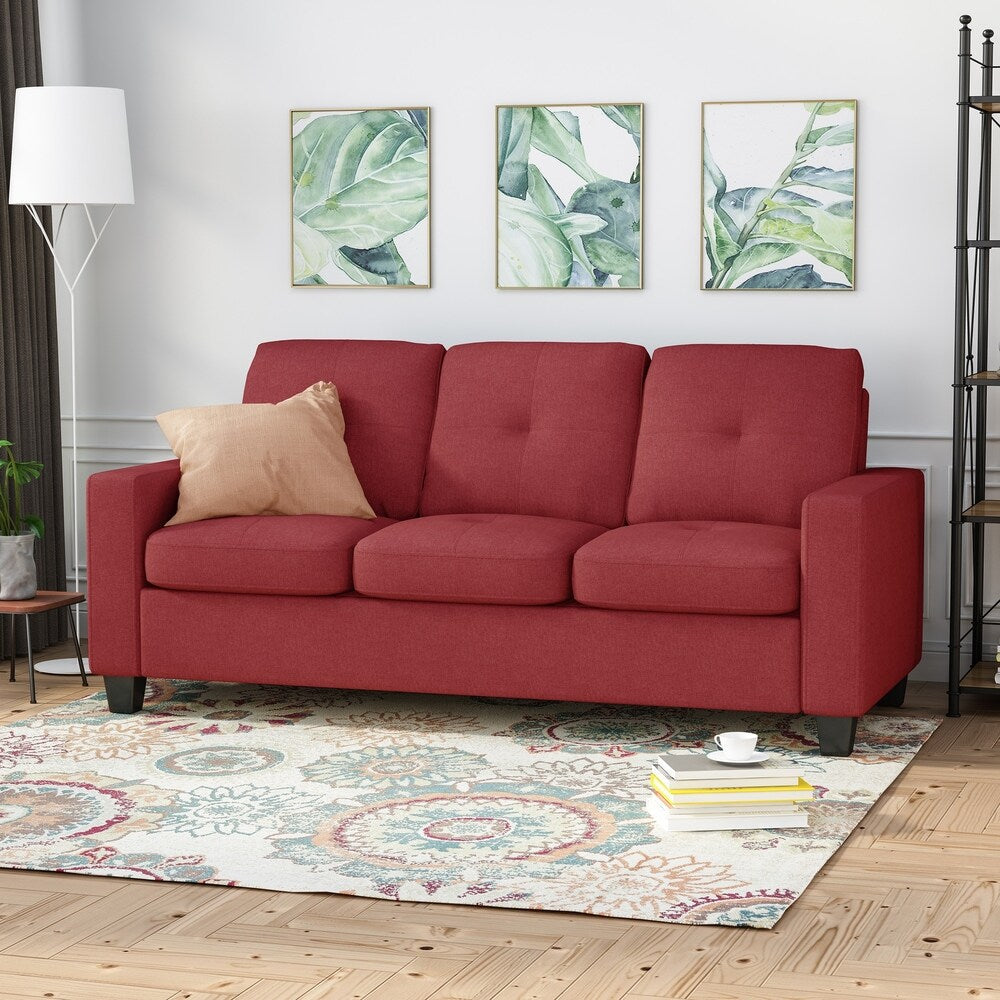 Divano a tre posti Bowden in poliestere di Christopher Knight Home