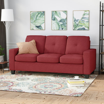 Divano a tre posti Bowden in poliestere di Christopher Knight Home