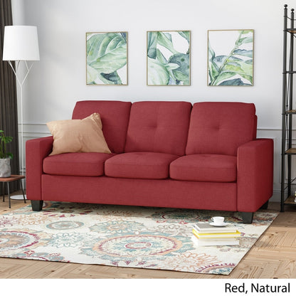 Divano a tre posti Bowden in poliestere di Christopher Knight Home