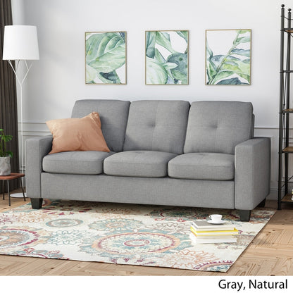 Divano a tre posti Bowden in poliestere di Christopher Knight Home