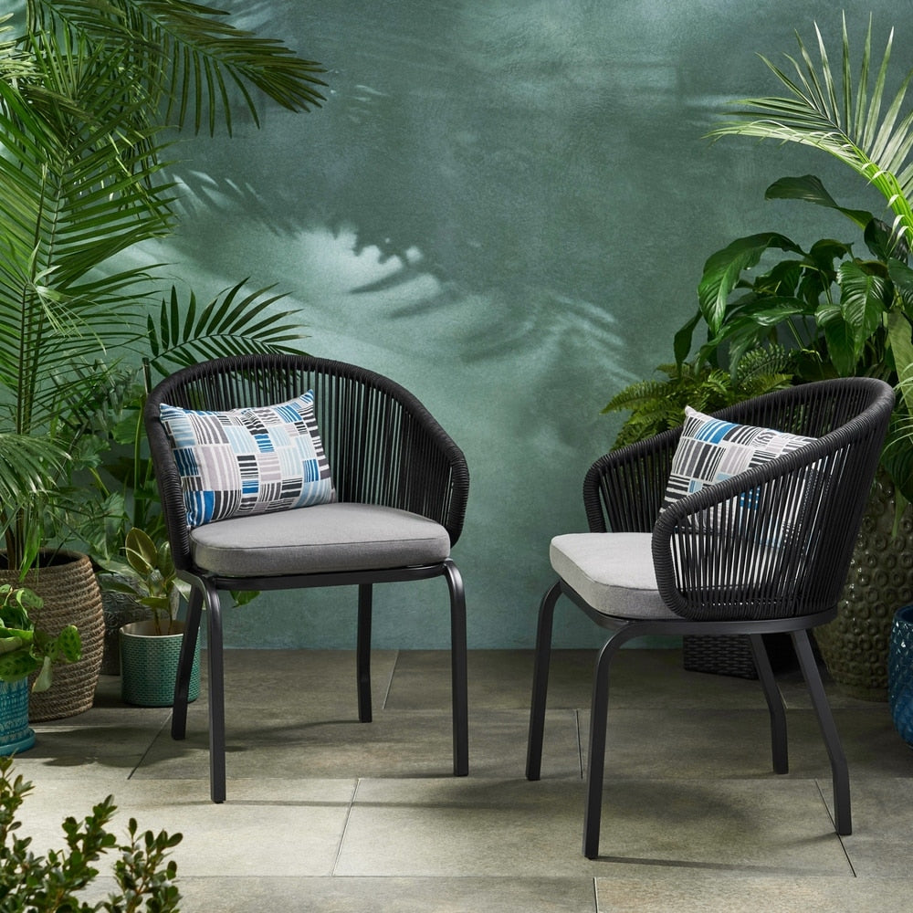 Poltrona da esterno Boynton (set da 2) di Christopher Knight Home