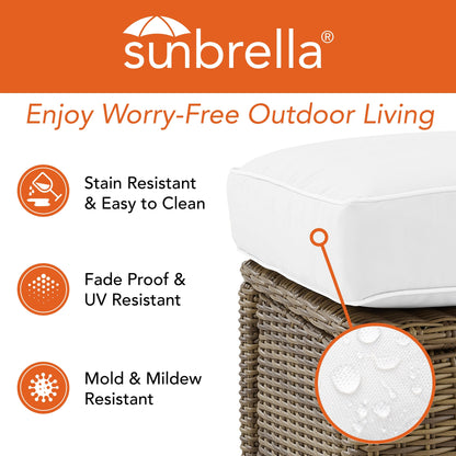 Crosley Bradenton 4 pezzi set da conversazione girevole a dondolo