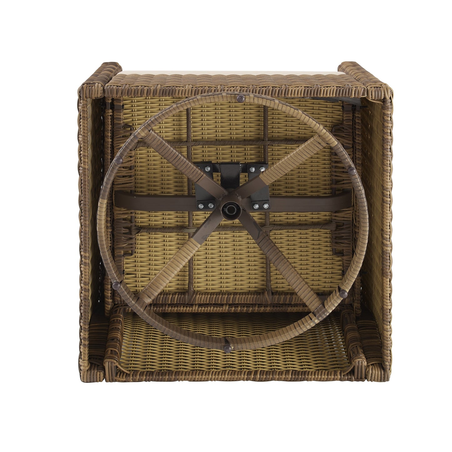 Set divano e poltrona girevole Crosley Bradenton da 5 pezzi