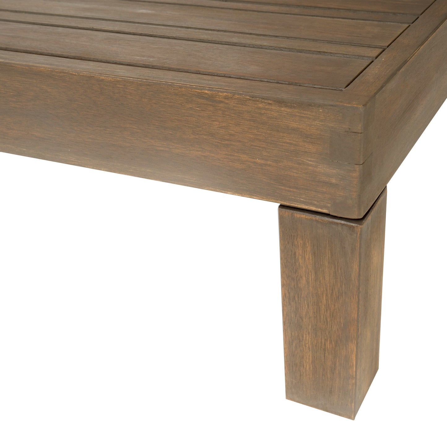 Set da esterno componibile Brava Acacia di Christopher Knight Home - 88,50 L x 88,50 W x 26,50 H