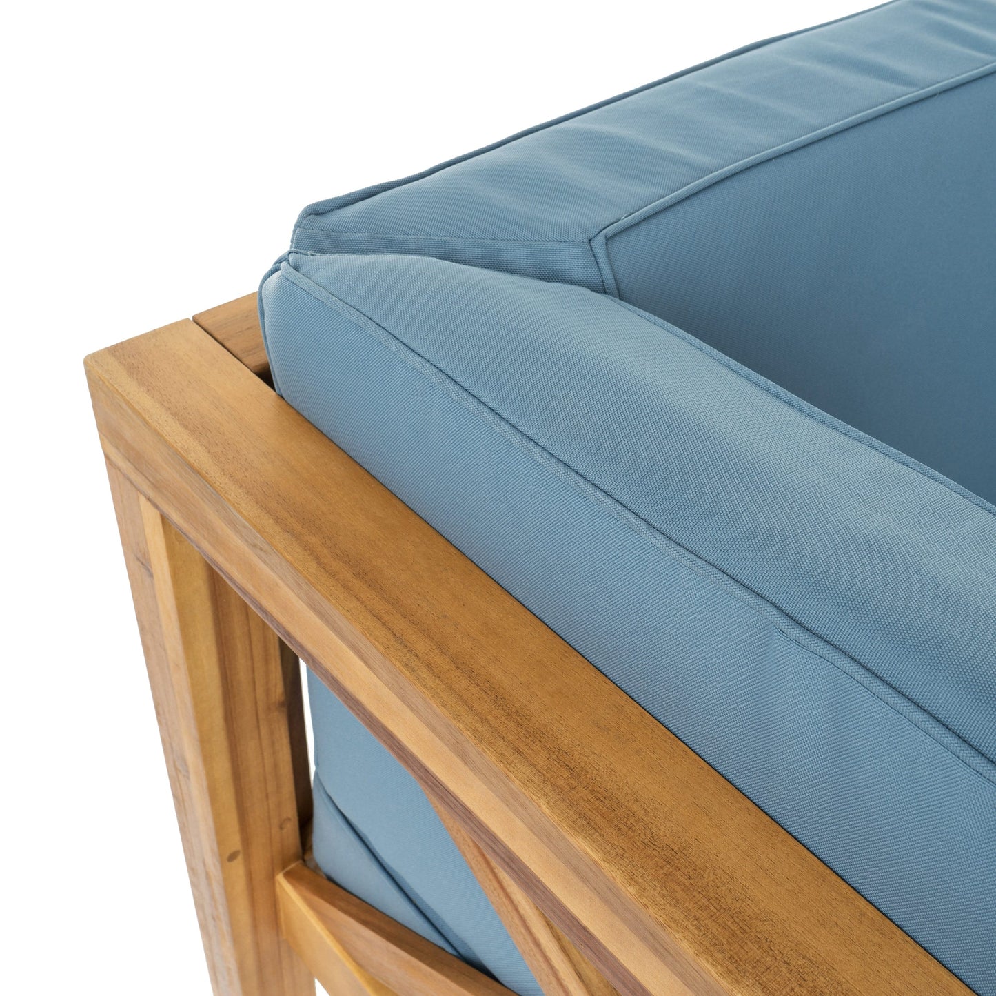 Set da esterno componibile Brava Acacia di Christopher Knight Home - 88,50 L x 88,50 W x 26,50 H