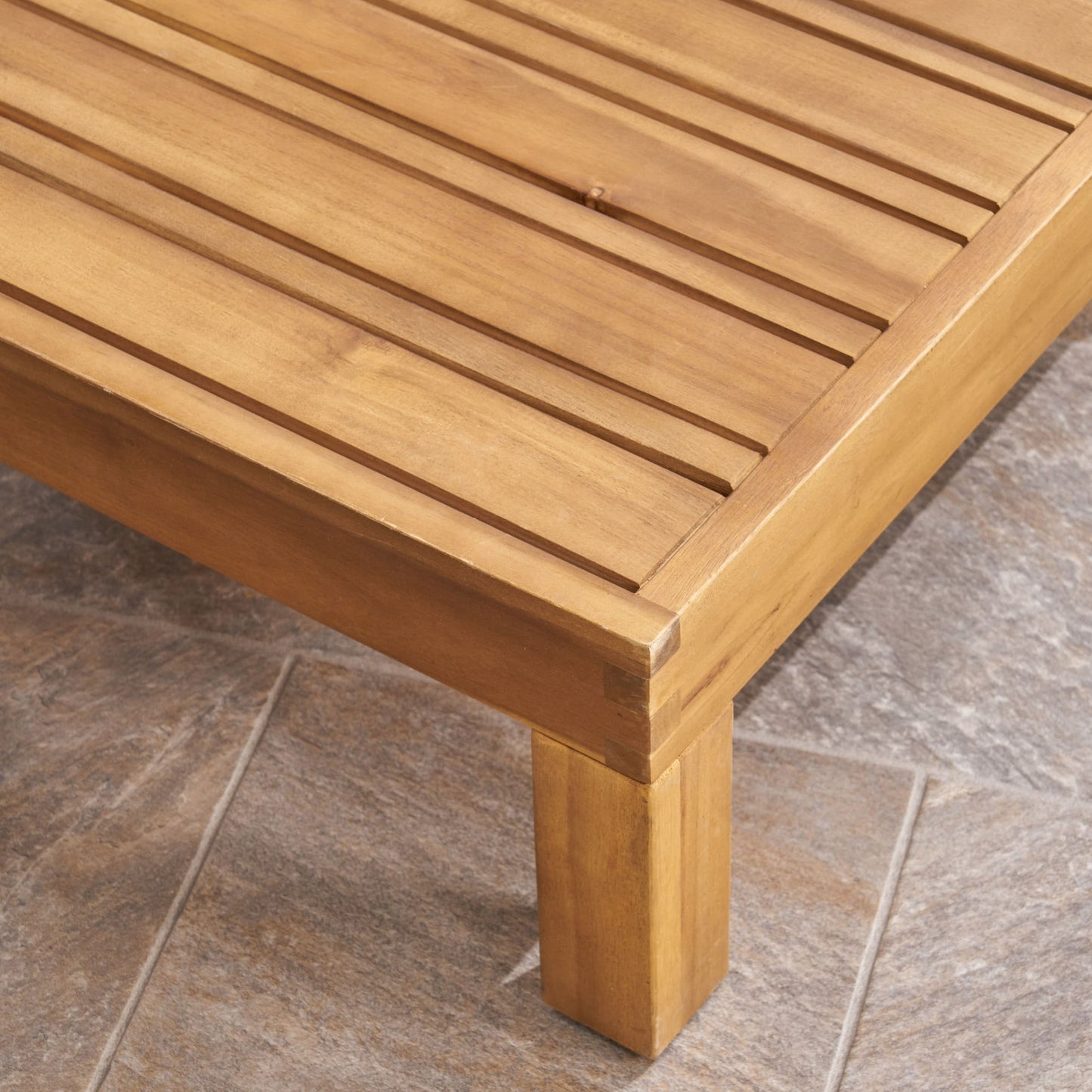 Set da esterno Brava in legno di acacia da 6 pezzi di Christopher Knight Home