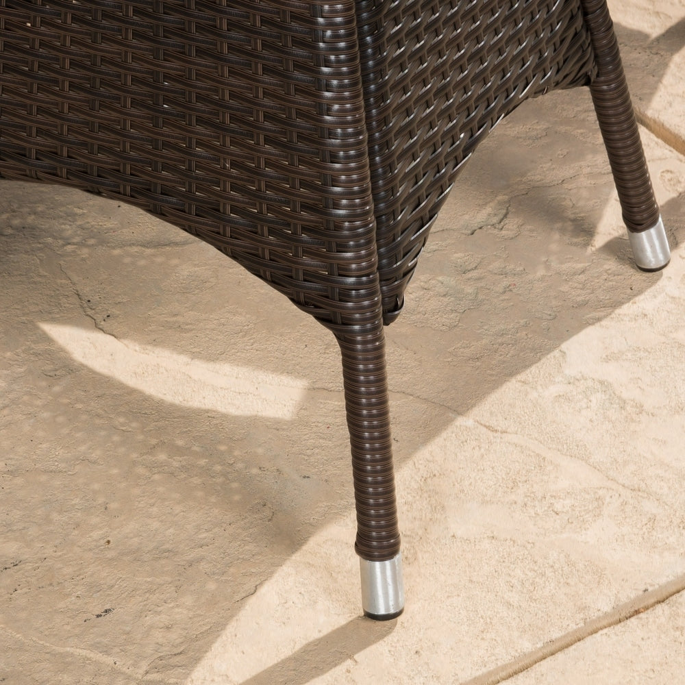 Set da bistrot in vimini da esterno Brayden da 3 pezzi di Christopher Knight Home - N/D