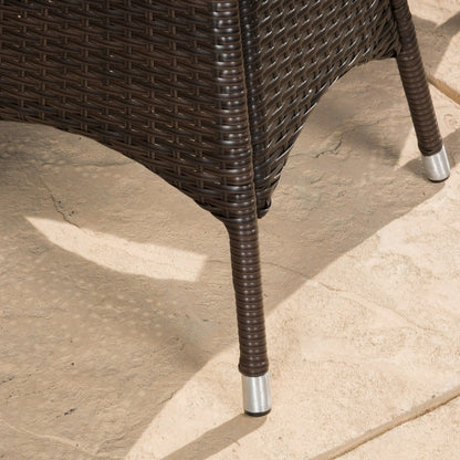 Set da bistrot in vimini da esterno Brayden da 3 pezzi di Christopher Knight Home - N/D