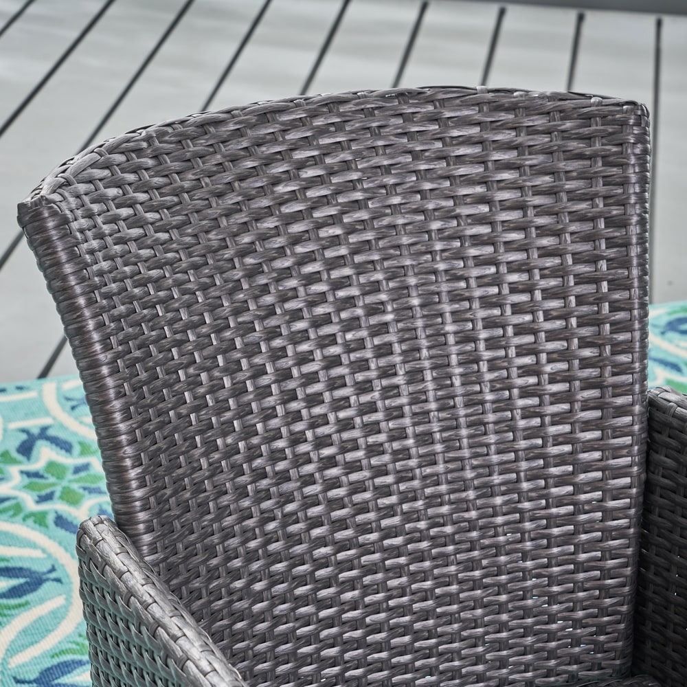 Set da bistrot in vimini da esterno Brayden da 3 pezzi di Christopher Knight Home - N/D