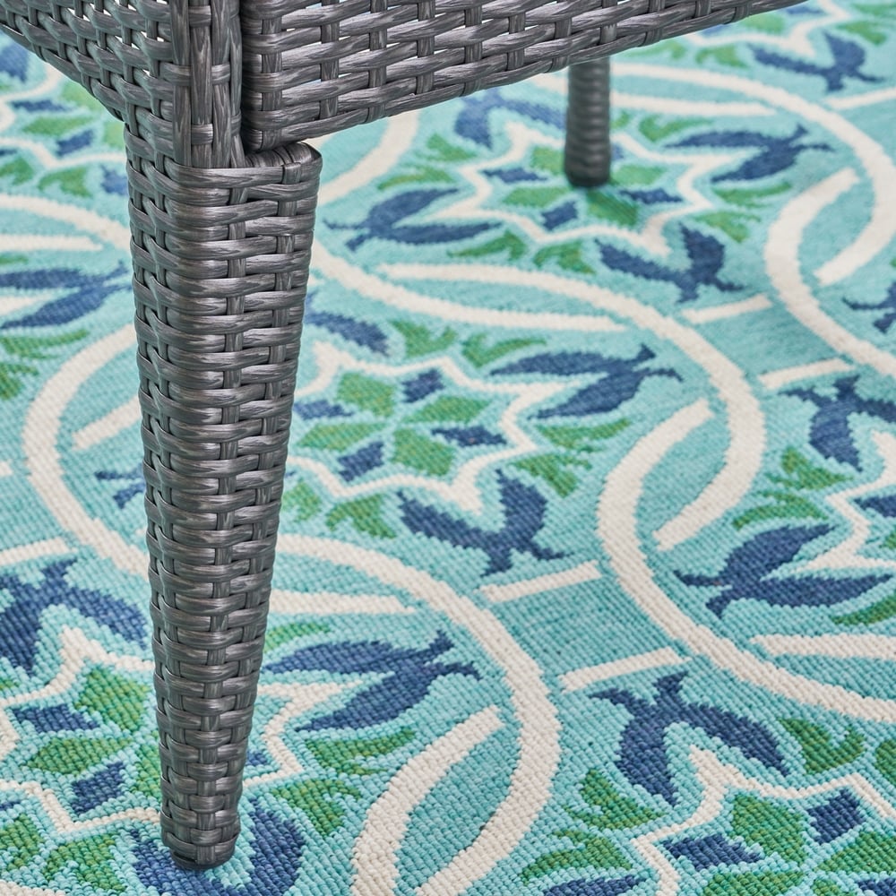 Set da bistrot in vimini da esterno Brayden da 3 pezzi di Christopher Knight Home - N/D