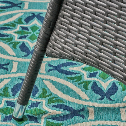 Set da bistrot in vimini da esterno Brayden da 3 pezzi di Christopher Knight Home - N/D