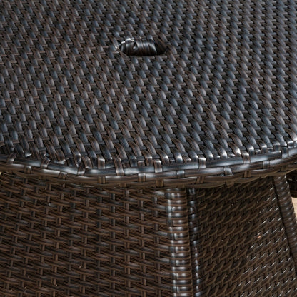 Set da bistrot in vimini da esterno Brayden da 3 pezzi di Christopher Knight Home - N/D